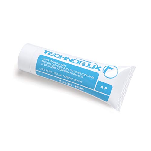 Technoflux Cool-Paste – Zum ABDECKEN von Edelsteinen, Metallen, Chrom, Glas, Plastik, Holz, Lack und Textilwaren beim LÖTEN – Wirksame Hitzedämmung 120 Gramm von SELVA