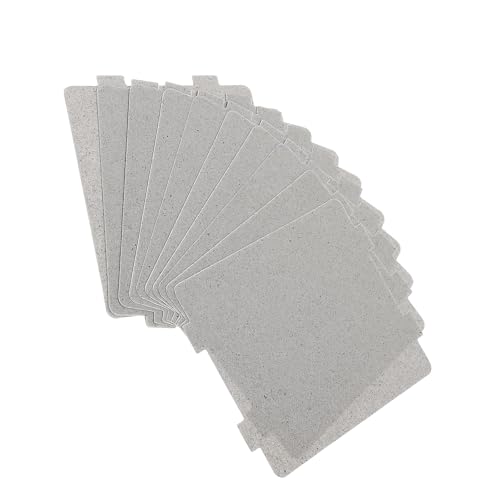 10 Pieces Ersatzplatten Verdickte Blätter Mikrowellenofen Glimmerblech Wellenleiter Deckplatte Für Effiziente Heizungsmikrowellenbehördenzubehör von SELVFZ