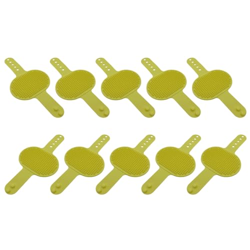 10pcs Silikonkatzen Massage Pinsel Set Einstellbare Möbel Mount Haustier Pflegewerkzeug Haarsammler Pflegekatzen Spielzeug Mit Silikonborsten von SELVFZ