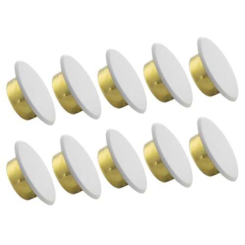 10pcs Sprinkler Versteckte Abdeckkappen Dekorative Escutcheon Teller Für Deckendüsen Einfache Installation Feuersprinklerabdeckplatte von SELVFZ