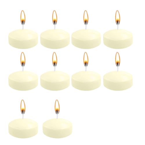 10pcs Unmittelbares Schwimmendes Für Hochzeitenpools Badewannen Elegante Dekorative Mittelstücke Weihnachts Und Party Schwimmende Kerze Für Mittelstücke von SELVFZ