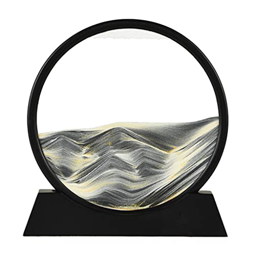 12 Zoll 3d Sea Sandscape In Bewegung Display Fließender Sandrahmen Fließend Entspannender Desktop Home Office Work Decor 12 Zoll 3d Sea Sandscape In Bewegung Display Fließender Sandrahmen Fließend Entspannender Desktop Home Office Work Decor von SELVFZ