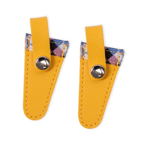 2 PCs Farbgitterschere Schutzabdeckungen Tragbares Trimmwerkzeug PU Stickerei Schere Scheide 2 PCs Farbgitterschere Schutzabdeckungen Tragbares Trimmwerkzeug PU Stickerei Schere Scheide von SELVFZ