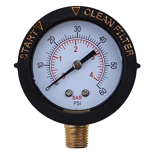 2 "Start Und Reinigen Sie Den Filtersteinmessgerät Wasserdruckmesser Pool Filterstecher Schwimmbad 1/4" Npt 2 "Start Und Reinigen Sie Den Filtersteinmessgerät Wasserdruckmesser Pool Filterstecher Schwimmbad 1/4" Npt von SELVFZ