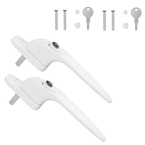 2PCS Child Safe Fenster Schloss Schließbares Fenstergriff Mit Wichtigen Aluminium Legierungs Balkon Türgriff Einfache Installation von SELVFZ