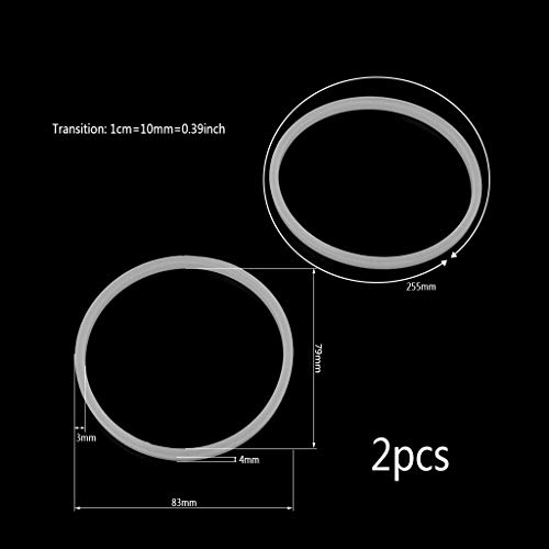 2pcs 8 3 Cm Gummi Form Ersatzdichtungen Dichtungsringteil Für Mixer Juicer Kaffeemaschine Descaler Flüssigkeit von SELVFZ