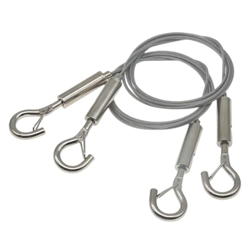 2pcs Einstellbare Bildhängedrahtdraht Edelstahlspiegel Rahmenkleiderbügel Drahtseil Hardware Spiegel Hanging Draht von SELVFZ