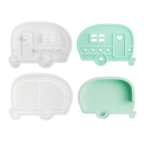 2pcs Spielzeugbus Silikon Kerzenständer Formen Für Epoxidharz Kerzenhalter Teelicht Ständer von SELVFZ