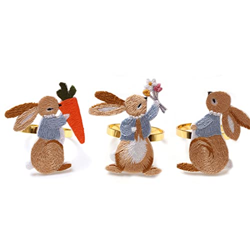 3 PCs Einfache Servietten Schnallen Schnallen Kaninchenmuster Servietten Ringe Osterfeier Tischdekoration Serviette Schnallenhalter Serviette Serviette Dachring Esstisch Dekoration 3 PCs Einfache Servietten Schnallen Schnallen Kaninchenmuster Servietten Ringe Osterfeier Tischdekoration Serviette Schnallenhalter Serviette Serviette Dachring Esstisch Dekoration von SELVFZ