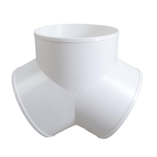 3 Wege Splitter PVC Abgabrohrbeschläge Luftbeatmung Abgase Duct Anschluss Schnelllüftungsrohrgelenk Koppler Y Form Kanalanschluss von SELVFZ