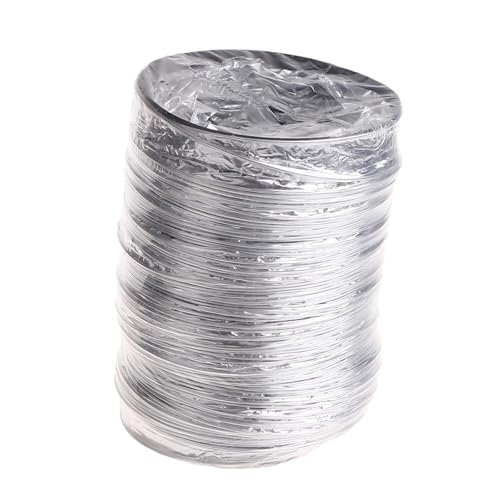 3-Zoll-80-mm Beatmungsrohr Aluminiumrohrluftlüftungsrohrschlauchflexibler Abgassungsweg Für Luftsystem Ablagerung 3/6 M Feuerfeste Hochtemperaturresistent Rauchrohrableitungskanal von SELVFZ