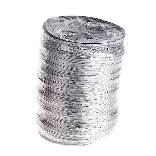 3-Zoll-80-mm Beatmungsrohr Aluminiumrohrluftlüftungsrohrschlauchflexibler Abgassungsweg Für Luftsystem Ablagerung 3/6 M Feuerfeste Hochtemperaturresistent Rauchrohrableitungskanal von SELVFZ