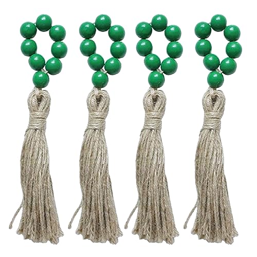 4 PCs Hölzerne Perle Quasten Serviettenschnalle Einfache Bauernhaus Serviettenhalter Esstisch Für Weihnachtshochzeitenfeier Bauernhaus Serviette Holder Party Dekoration Weihnachtstisch 4 PCs Hölzerne Perle Quasten Serviettenschnalle Einfache Bauernhaus Serviettenhalter Esstisch Für Weihnachtshochzeitenfeier Bauernhaus Serviette Holder Party Dekoration Weihnachtstisch von SELVFZ