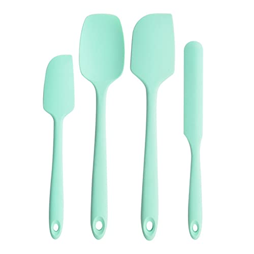 4 Stücke Silikon Spatulas Wärme Resistenter Spatel Mit Für Scharfe Dünne Kanten Nicht Stick Silikon Sprever 4 Farben Nach von SELVFZ