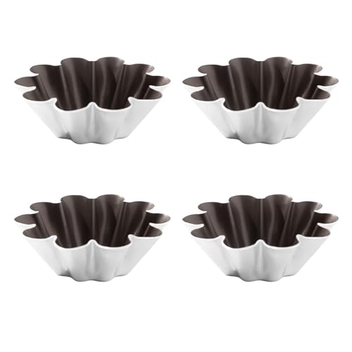 4pcs Puddings Pfannen Nicht Stick Eier Torte Formen Blütenform Kuchenbrot Und Kuchen Pfannen Backwaren Keksformen Baketool von SELVFZ