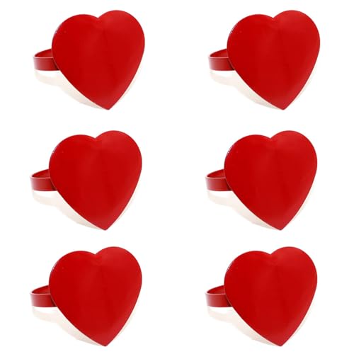 6pcs Einzigartige Herz Servietten Ringe Romanztisch Dekoration Für Valentinstag Hochzeitstag Und Besondere Veranstaltung 6pcs Einzigartige Herz Servietten Ringe Romanztisch Dekoration Für Valentinstag Hochzeitstag Und Besondere Veranstaltung von SELVFZ