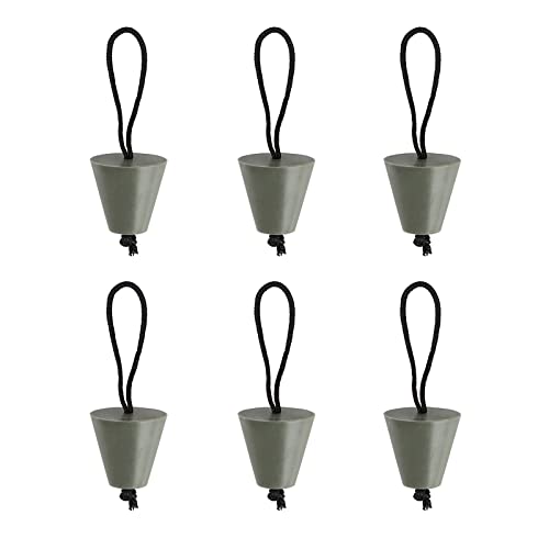 6pcs Kayak Scupper Plug Gummi Scupper Stecker Kanuboote Abflusslöcher Stopper Mit Seil 6pcs Kayak Scupper Plug Gummi Scupper Stecker Kanuboote Abflusslöcher Stopper Mit Seil von SELVFZ