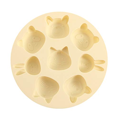 7 Hohlraum Cartoon Silikonform Eiscreme Fondant Kuchenform Keks Backwerkzeug von SELVFZ