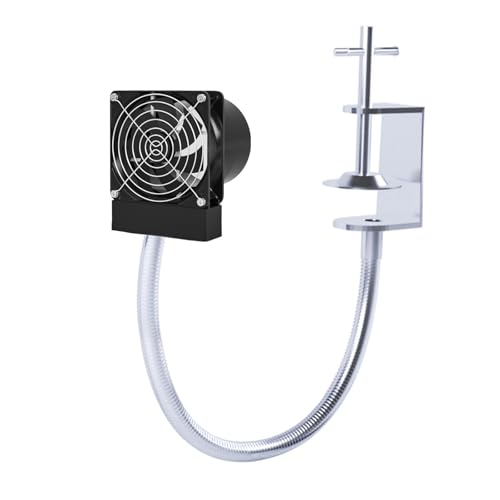 ABS Kunststoff Gebläseventilator Mit Metallschutzgrill 5V USB Antrieb Für Drucker Dämpfe Extraktion Home Workshop Verwenden von SELVFZ