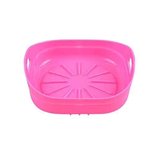 Air Backschale Silikon Topf Wiederverwendbares Dünne Runde Heimküchenpizza Matte Mit Griffen Non Stick Grillzubehör Air Frittiche Silikon Topf Wiederverwendbarer Liner von SELVFZ