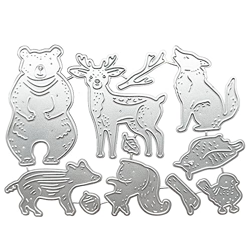 Animal Group Bossing Messer Sterben Metall Schneidst Die Für Scrapbooking Paper Card Foto Album Decore Craft Craft von SELVFZ