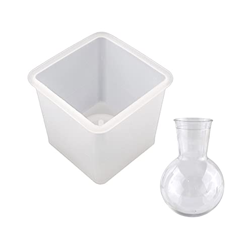 Anlagenausbreitung Station Harzform Schimmelpilze Desktop Hydroponik Pflanzer Silikonform Set Für Home Office Descor Decor Epoxidharzgussgussformen von SELVFZ