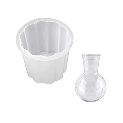 Anlagenausbreitung Station Harzform Schimmelpilze Desktop Hydroponik Pflanzer Silikonform Set Für Home Office Descor Decor Epoxidharzgussgussformen von SELVFZ
