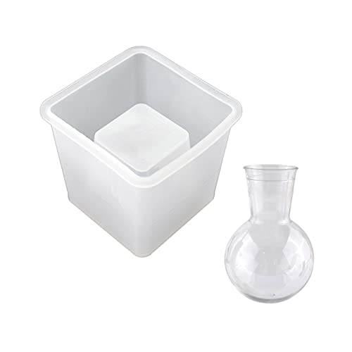 Anlagenausbreitung Station Harzform Schimmelpilze Desktop Hydroponik Pflanzer Silikonform Set Für Home Office Descor Decor Epoxidharzgussgussformen von SELVFZ