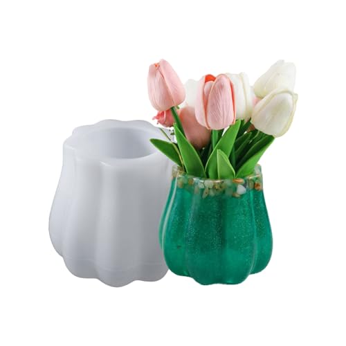 Blumentöpfe Silikonform Spitze Geflesene Vase Ornamente Formen Wohndekorationen Sukkulente Harzform Handgemachte Kunsthandwerk von SELVFZ
