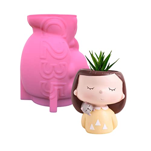 Blumentopf Silikonform Beton Zement Pot Form Aromatherapie Gipsform Schimmel Kerze Tasse Epoxidharz Form Concrete Pflanzer Schimmel von SELVFZ
