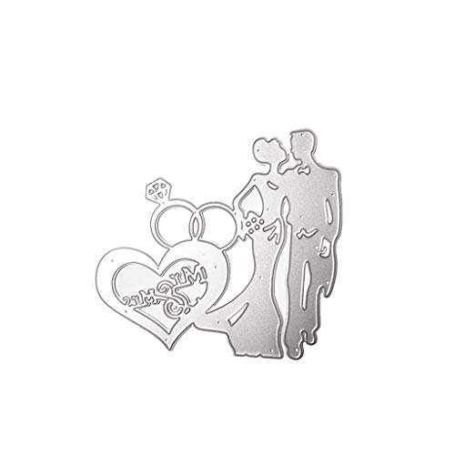 Braut Bräutigam Metal Schnittstirme Schablone Scrapbooking Album Stamp Paper Card Präge Handwerk von SELVFZ