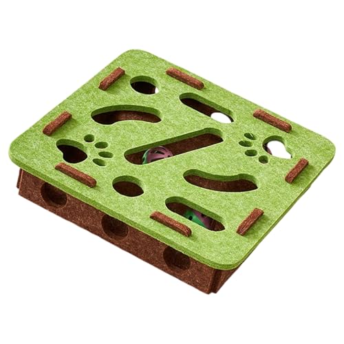 Dekorative Katzen Selbsttetasing Box Puzzle Spielzeug Mit Bells Ball Kätzchen Kognitive Entwicklung Und Jagdübung Fühlten Katzen Spielzeug von SELVFZ