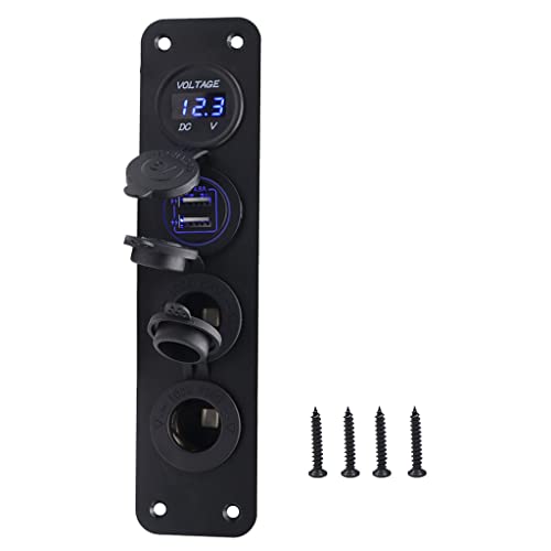 Digtal Voltmeter USB Ladungsanschluss Splitter Steckdose Mit Dustpeoof Abdeckung Für Fahrzeugboot Digtal Voltmeter USB Ladungsanschluss Splitter Steckdose Mit Dustpeoof Abdeckung Für Fahrzeugboot von SELVFZ