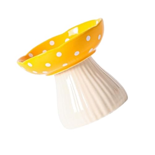 Einzigartige Erhöhte Katzenschale Für Bessere Gesundheits Cartoon Pilzstech Stehen Spaß Schüssel Bequem von SELVFZ