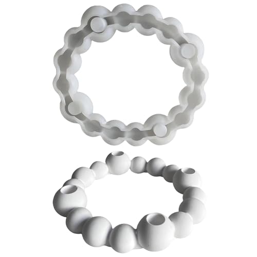 Flexible Kugel Candlestick Silikonform Praktischer Silikonform Zum Erstellen Eleganter Runder Kerzenhalter Mittelstücke Einzigartiger Kerzenhalter von SELVFZ
