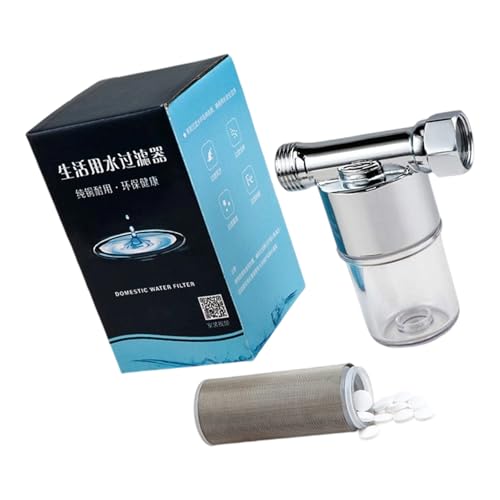 Gemeinsame Reisende Wasserfilter Für Saubere Dusche Und Waschen Metallgehäuse Standard Fit Simple Installation Ohne Werkzeuge Wohnmobil Wasserfilter von SELVFZ