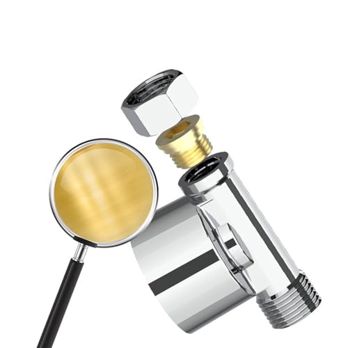 Gemeinsame Reisende Wasserfilter Für Saubere Dusche Und Waschen Metallgehäuse Standard Fit Simple Installation Ohne Werkzeuge Wohnmobil Wasserfilter von SELVFZ