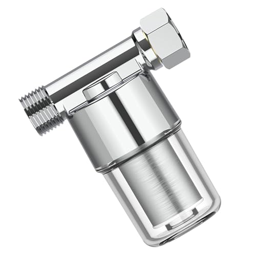 Gemeinsame Reisende Wasserfilter Für Saubere Dusche Und Waschen Metallgehäuse Standard Fit Simple Installation Ohne Werkzeuge Wohnmobil Wasserfilter von SELVFZ