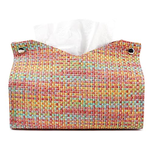 Gesichtsgewebespender Box Papierabdeckung Arbeitsplatte Servietten Lagerorganisator Einzigartiger Papierhalter Home PU Gewebter Behälter Gesichtsgewebespender Box Papierabdeckung Arbeitsplatte Servietten Lagerorganisator Einzigartiger Papierhalter Home PU Gewebter Behälter von SELVFZ