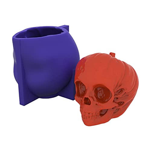 Halloween Kürbisform Schädel Für Kopfkerzepoxidharzform Arherapie Gips Silikonform Handwerksseife Schimmelpilze Harzform Schlüsselbund von SELVFZ
