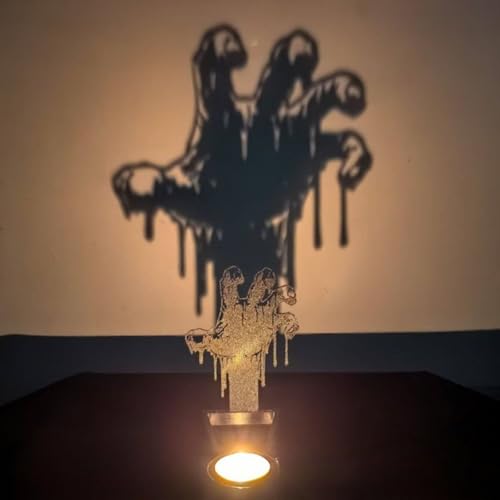 Halloween Taste Reapers Kerzenhalter Plastikplatte Tischplatten Decors Scary Party Mittelstücke Häuser Dekoration Scary Tabletop Dekore von SELVFZ