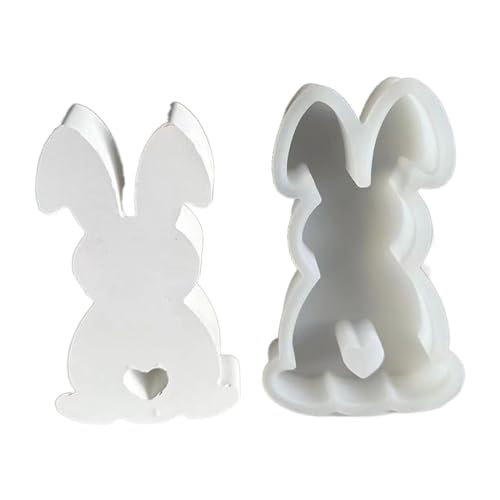 Handgefertigte Gips Kaninchen Ornamente Die Schimmelpilze Dekorative Kaninchenstatue Form Silikonform Zum Herstellen Von Kaninchen Ornamenten Handgefertigte Schimmelpilze Herstellen von SELVFZ