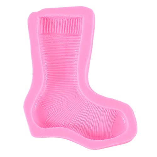 Handgefertigtes Silikon Fondant Formsocken Und Schuhe Form Schokoladenzuckerhandwerk Form Kerzenharz Handwerk Werkzeuge Zuckerwerksformen von SELVFZ