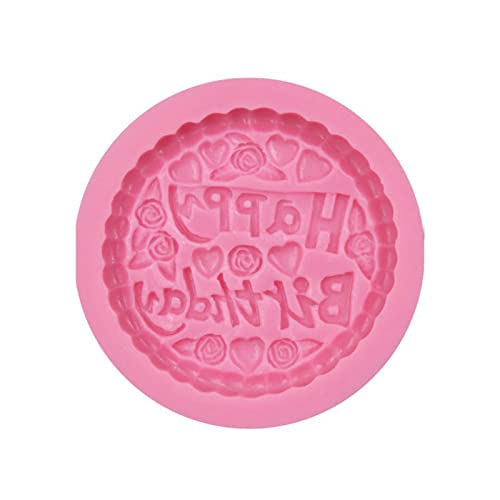 Handgefertigtes Silikon Fondant Schimmel Alles Zum Geburtstag Briefe Schokoladenzuckerhandwerk Gummi Form Kerzenharz Kunsthandwerk von SELVFZ