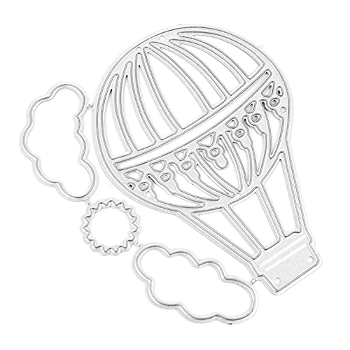 Heißluftballon Metall Schnittstört Scrapbooking Schablone Stanze Cuts Card Präge Foto Album Vorlage Form von SELVFZ