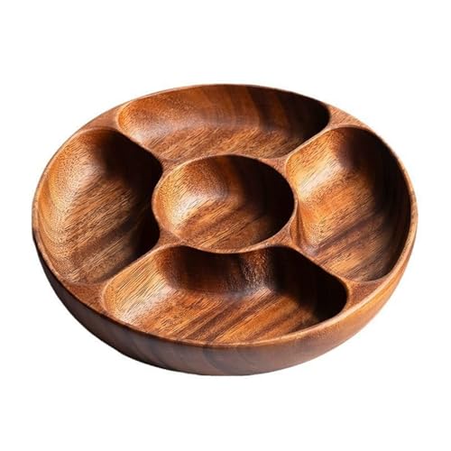 Holz Geteilte Portionen Servierschalen Abendplatten Runde Süßigkeiten Tablett Obstteller Für Partygerichte Snacks Getrocknete Früchte Leicht Zu Benutzen Holz Geteiltes Servierschale Holz Geteilte Portionen Servierschalen Abendplatten Runde Süßigkeiten Tablett Obstteller Für Partygerichte Snacks Getrocknete Früchte Leicht Zu Benutzen Holz Geteiltes Servierschale von SELVFZ