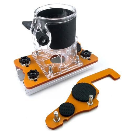 Holzbearbeitung Router Basis Sterbende Jig Holzrouter Werkzeug Basis Und Befestigungshalterung Für 65 Mm Festgelegt von SELVFZ