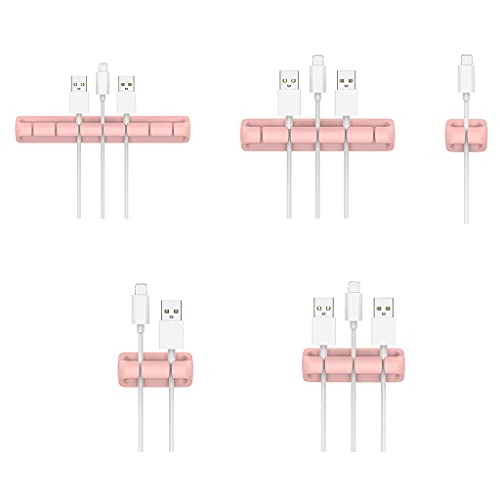 SELVFZ Kabel Clips Kabel USB Desktop Tidy Wickler Management Für Desktop Kabelmauskabel Draht PC Office Usw. von SELVFZ