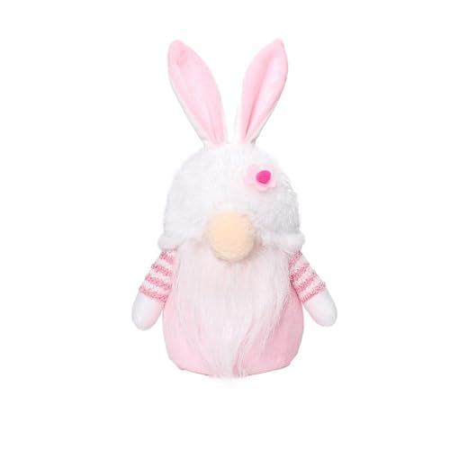 Kaninchen Mit LED Light Facelose Dolls Ornament Alte Mann Für Spring Festival Holiday Party Home Dekorationen von SELVFZ