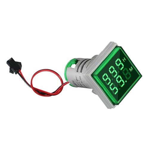 Kleine Doppel Display LED Stunde Messgerät Genaues Timing Werkzeug Flammhemmung Für Elektrische Kommunikation Und Schiffbau von SELVFZ